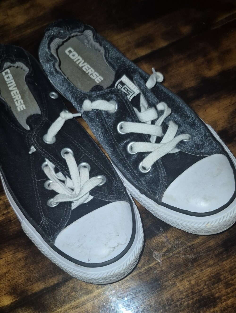 Converse Black and White Low Top Sneakers